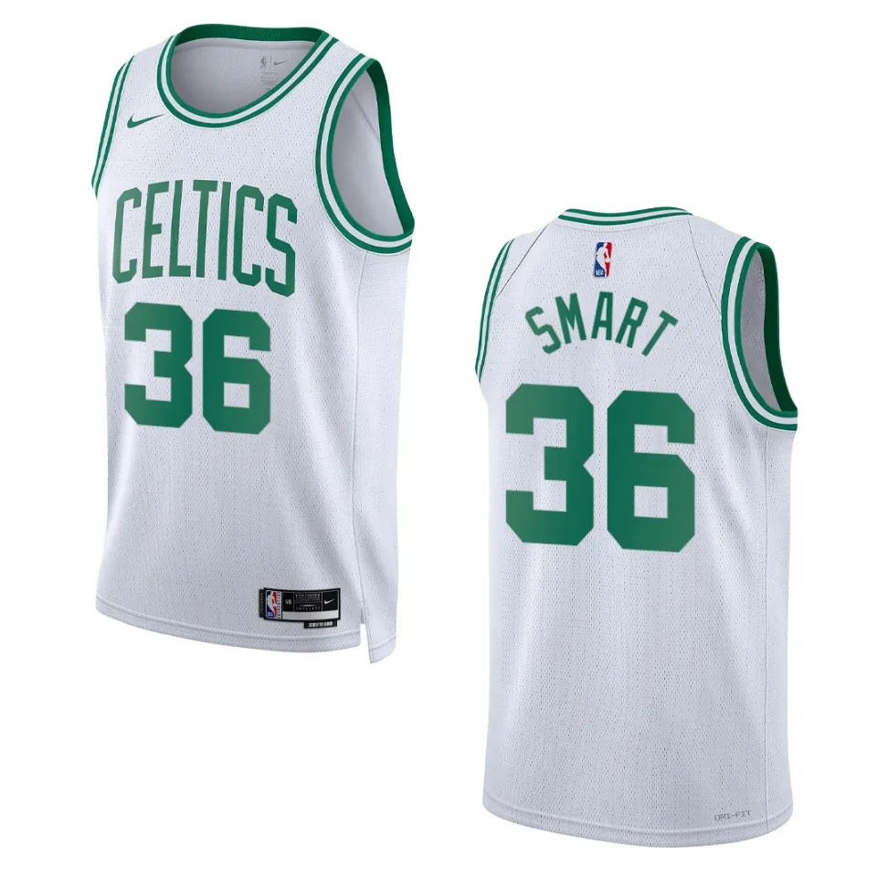 Men's Boston Celtics Marcus Smart #36 Association Edition White Swingman 2022-23 Jersey 2401VSRH